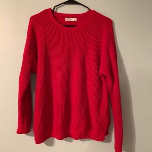 Red Hollister Sweater